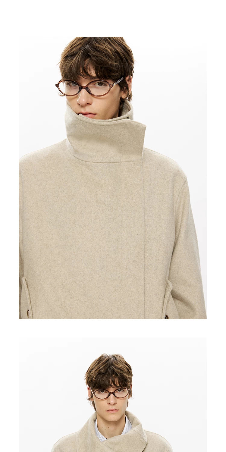 50% Merino Wool Set-Shoulder Zip Jacket
