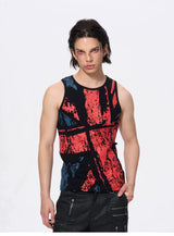 Men's Union Jack Print Cotton Tank