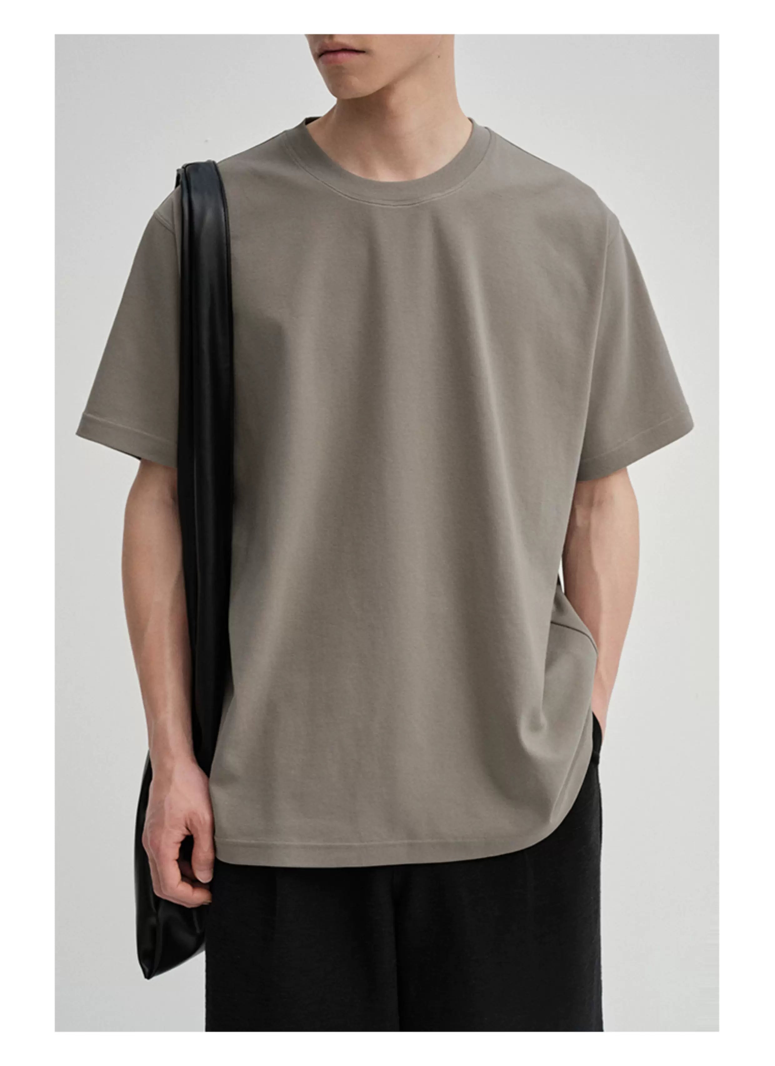 Basic Short Sleeve Sorona Cotton Tee