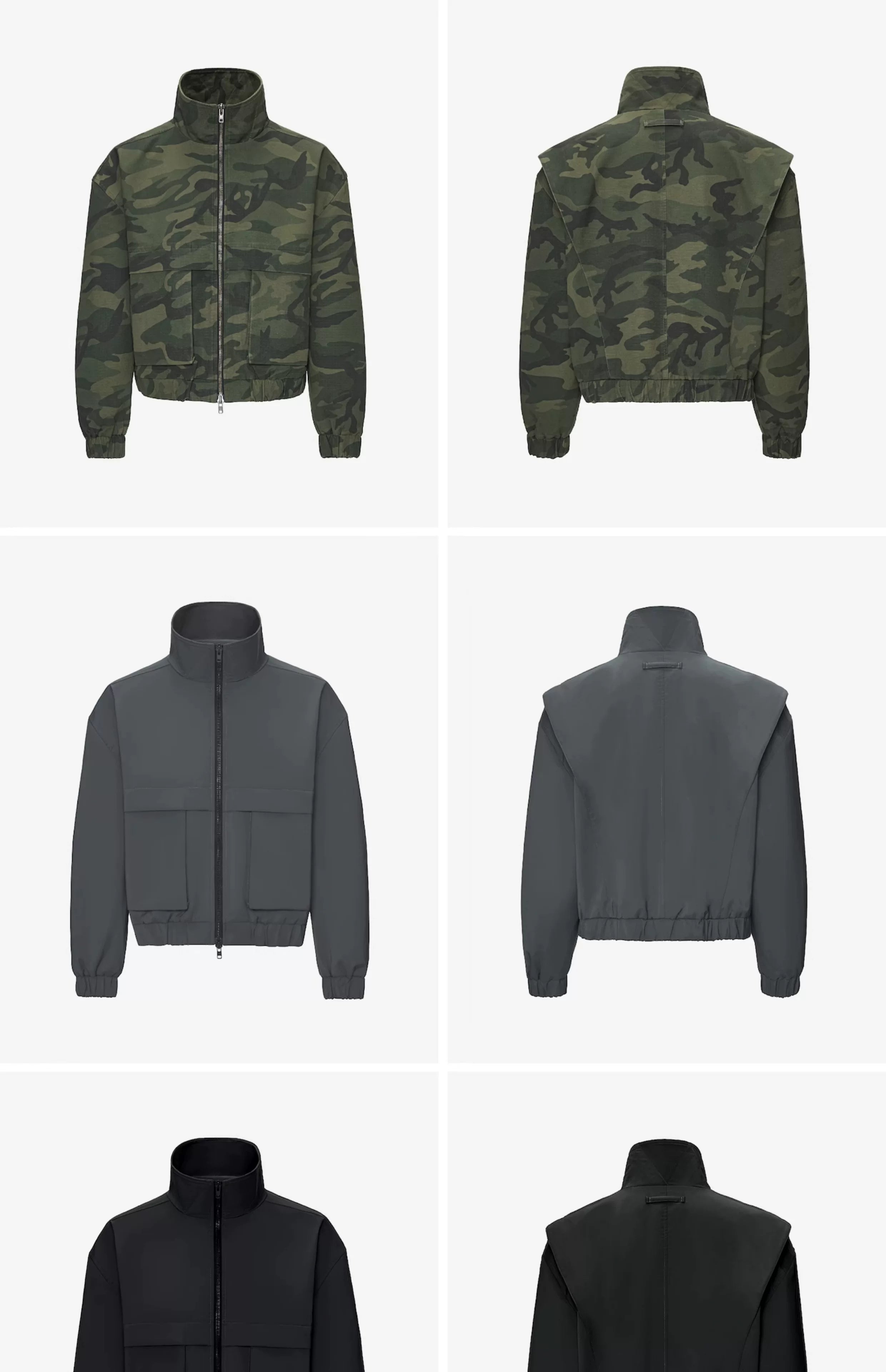 4-Pocket Waterproof Stand-Collar Jackets