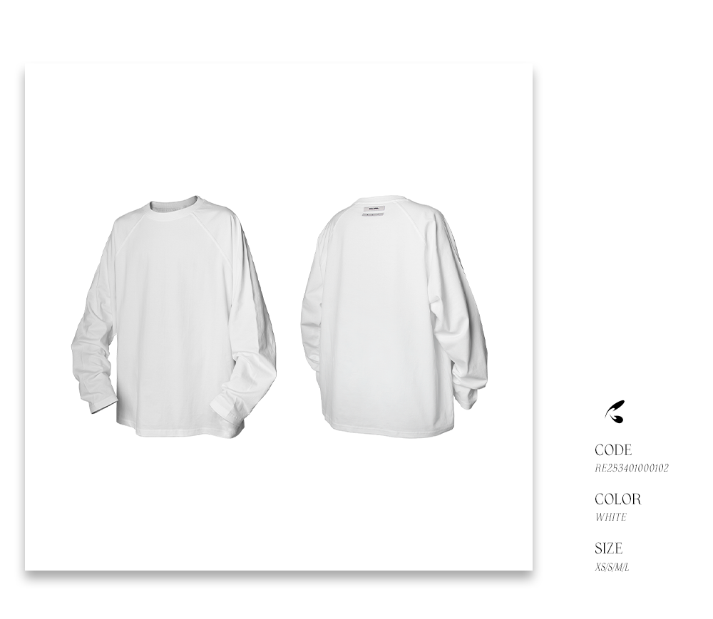 Cotton Raglan Long Sleeve Tee