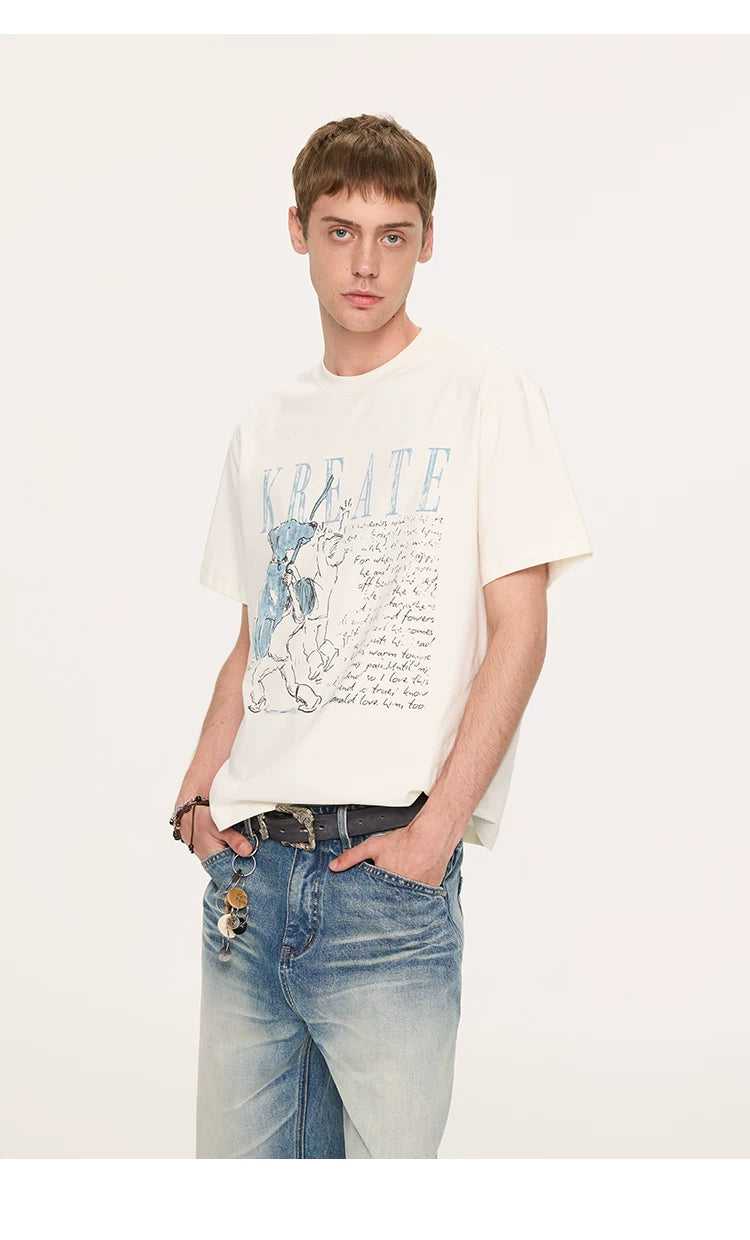 Men's Printed Sun Protection Tee