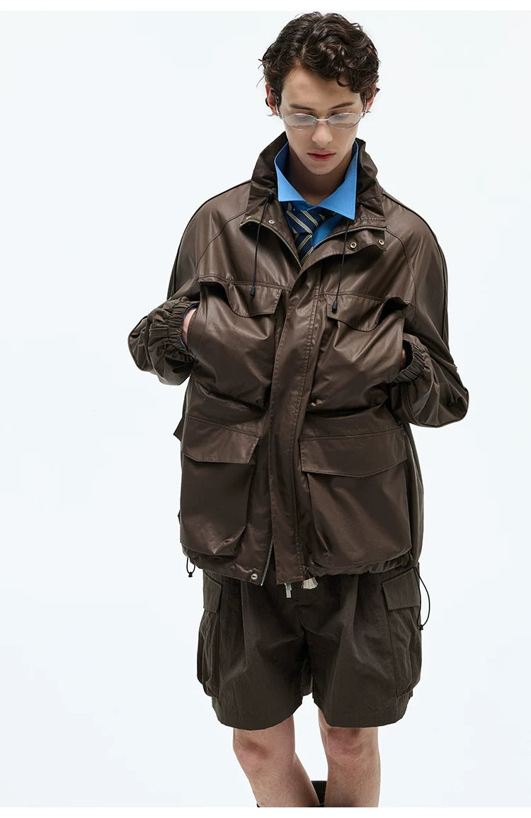 Cotton Coated Multi-pocket Hunting Jacket