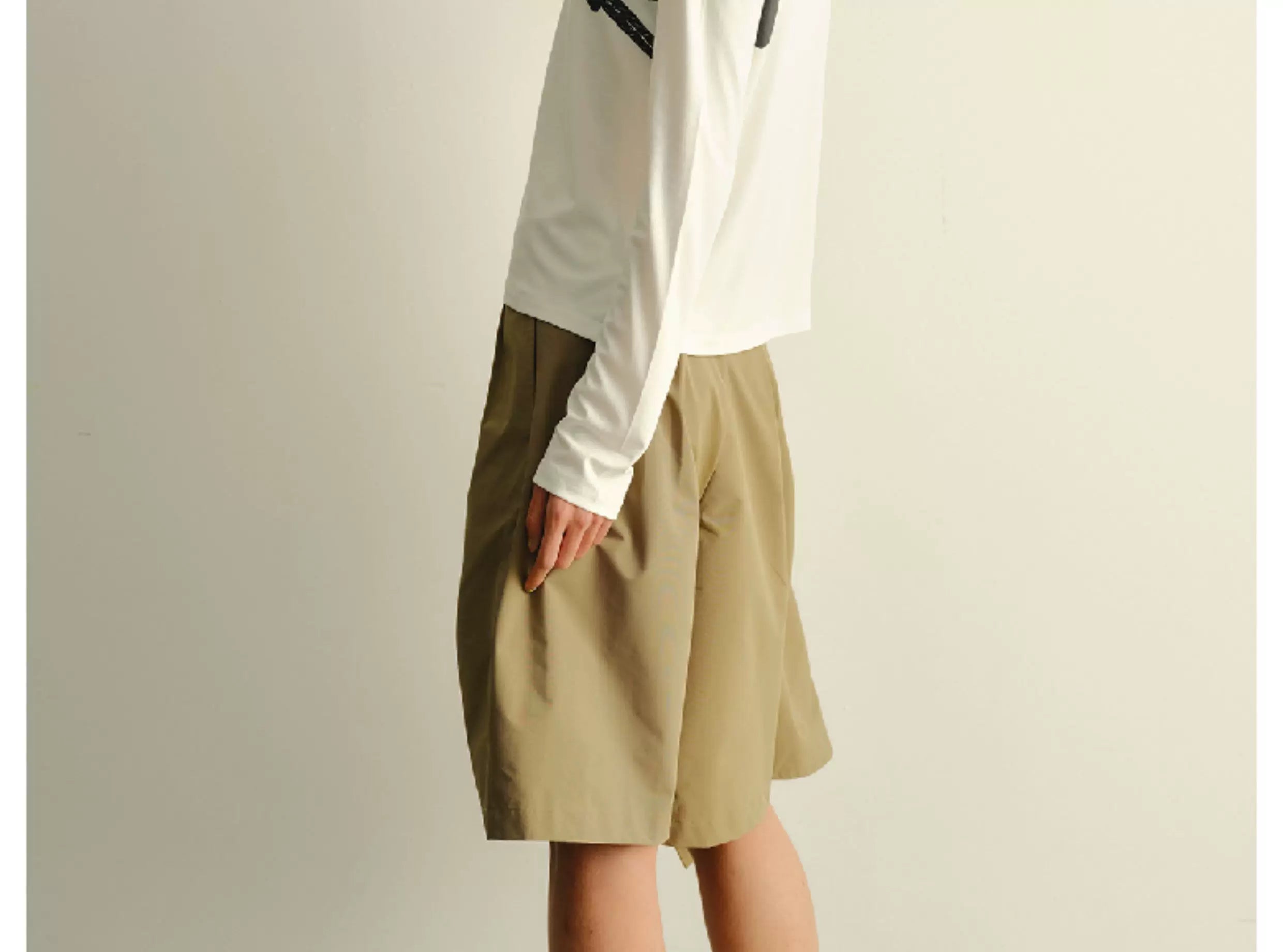Lightweight Slim Rope Print Lyocell Top
