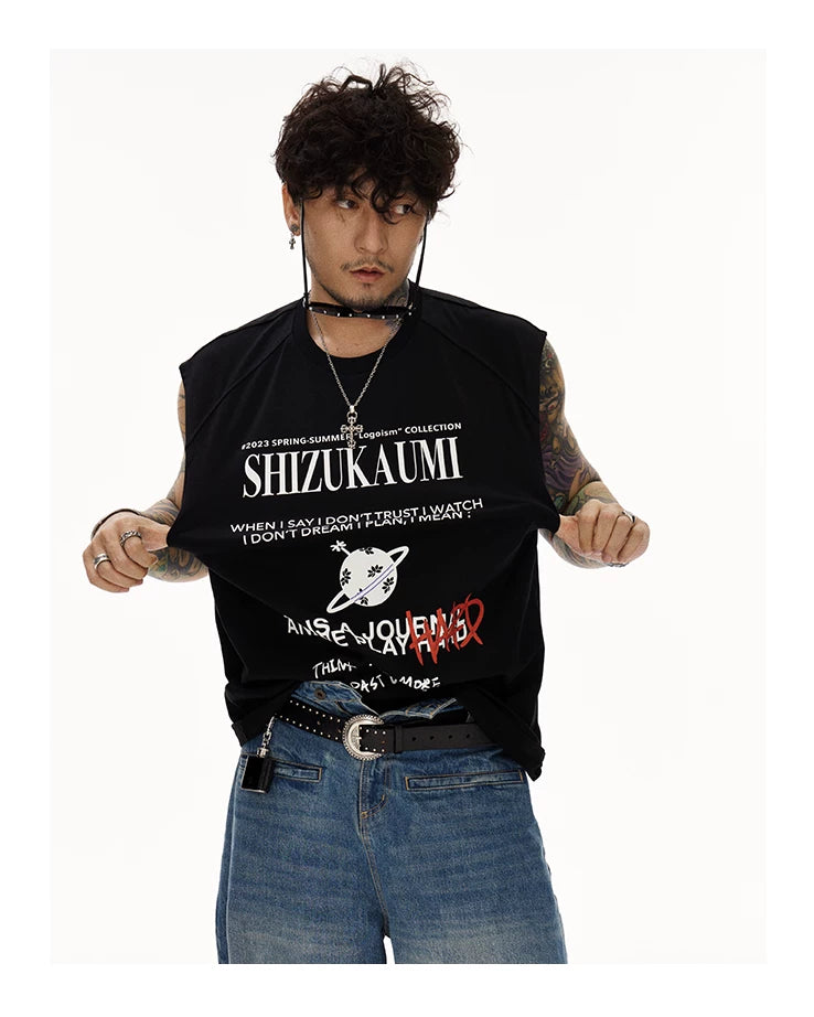 Saturn Print Tank Top