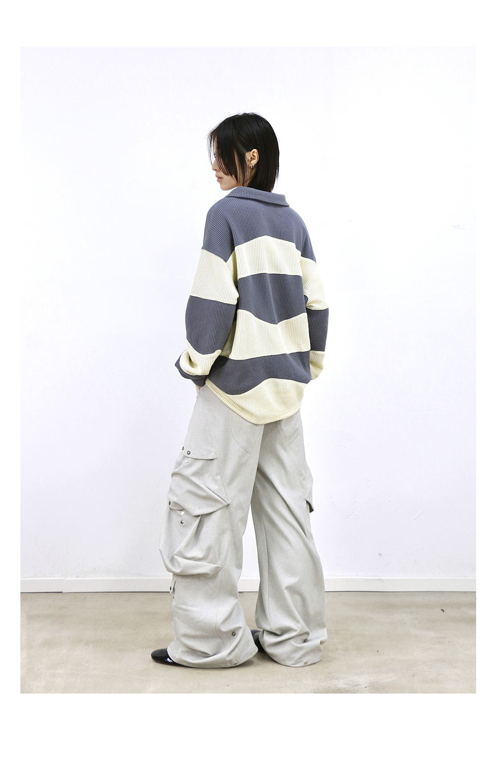 Boho Color Block Knit Sweater