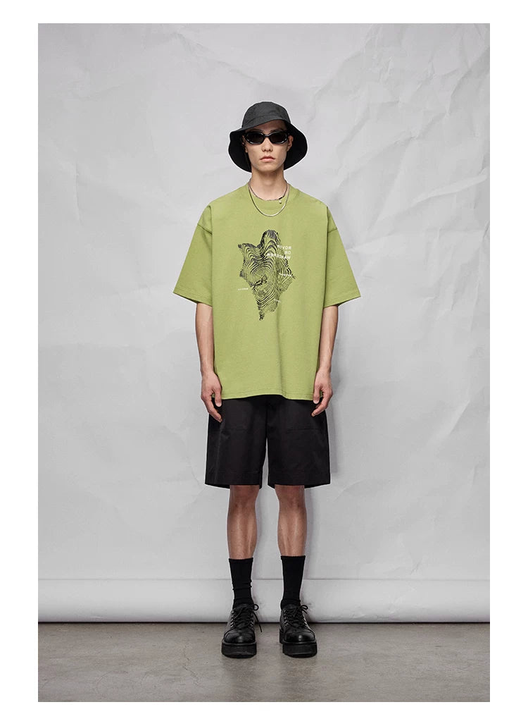 Oversized Graphic Print Tee