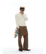 Solid Merino Wool Slim Cardigan