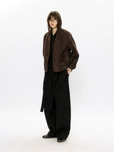 Men's V-Neck 2-In-1 Chenille Jacket