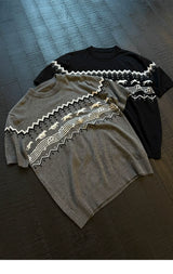 Antibacterial Lyocell Fair Isle Note Tee