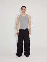 Stretchy Fitted U-Neck Tank Tops