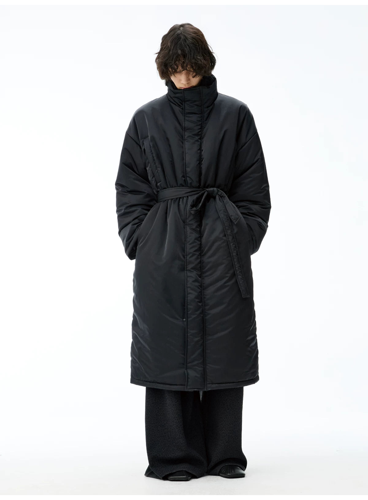 Waist-Cinched 3M Padded Parka