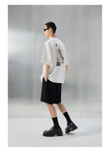 Oversized Heavyweight Printed Embroidered Tee