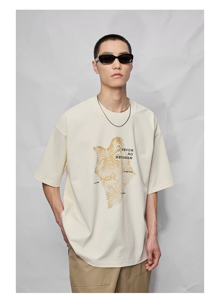 Oversized Graphic Print Tee