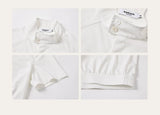 White Short Sleeve Harrington Houndstooth Shirt