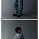 Unisex Tri-Color Slim Cotton Tees