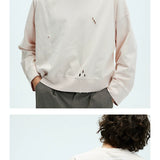 Four Color Baggy Couple Crewneck Sweatshirts