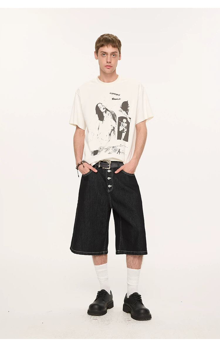 Vintage Graphic Loose Cooling Sorona Tee