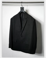 Structured Wool Blazer with Slits