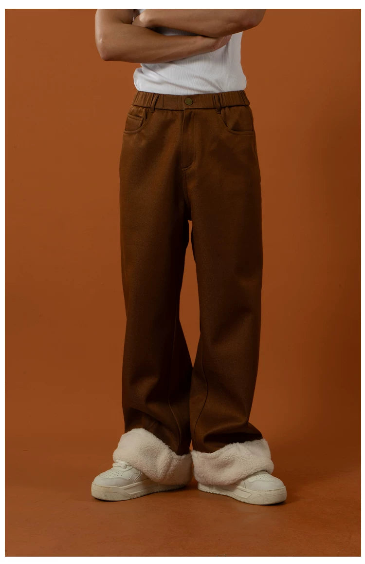 Men’s Fleece Cuff Casual Pants