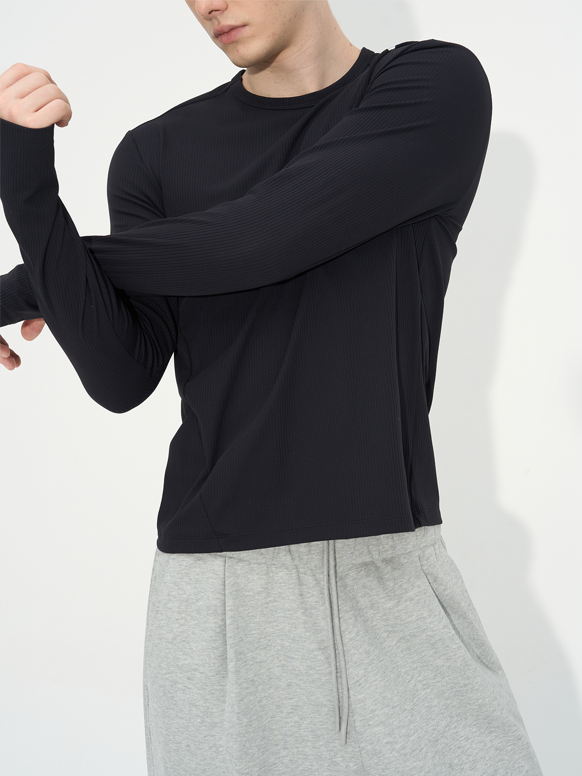 Ribbed Sports Long Sleeve Finger Cots