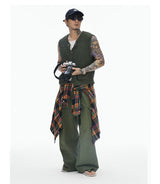Forest Green Skin-friendly Knit Vest