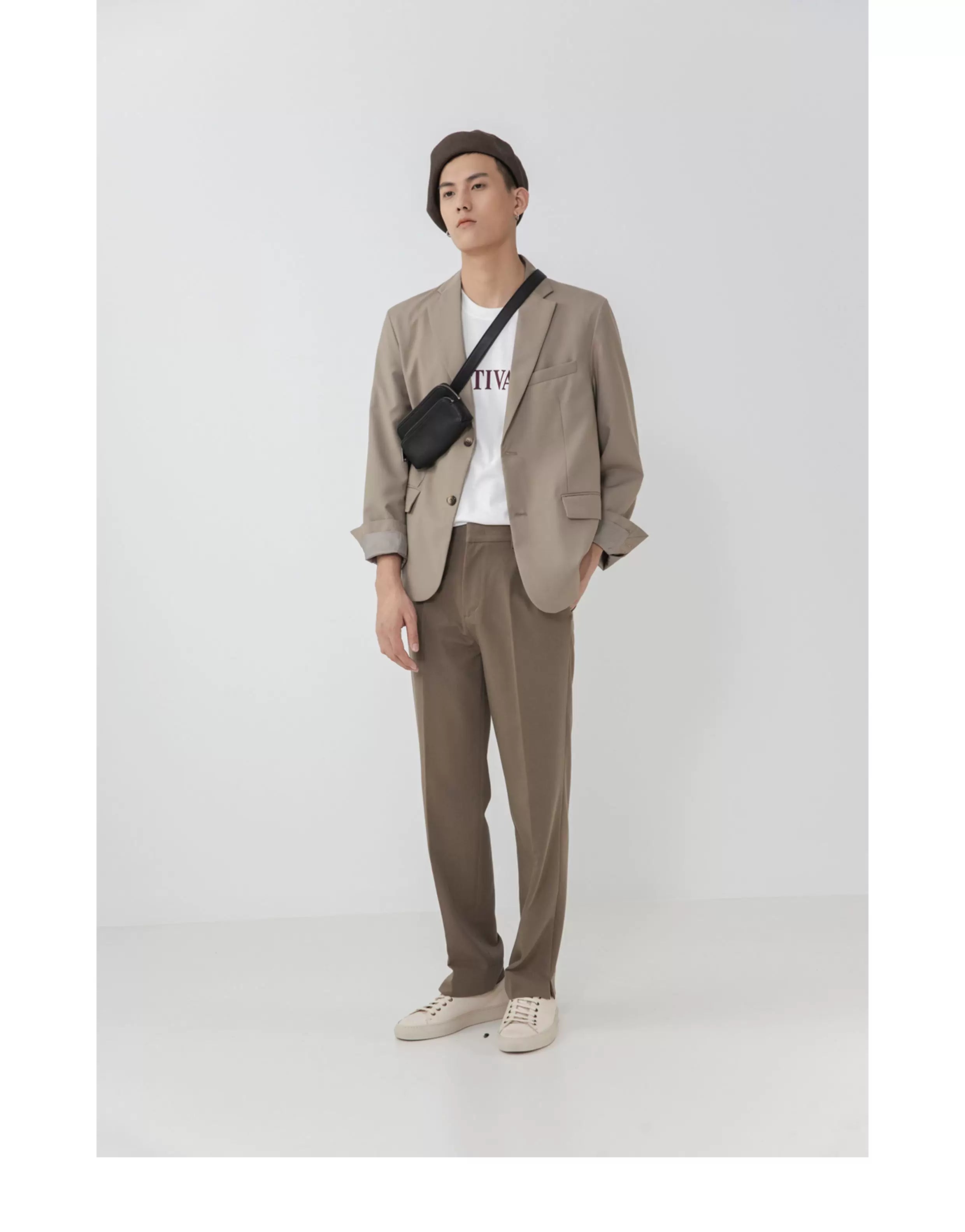 Drapey Straight Split Lounge Pants