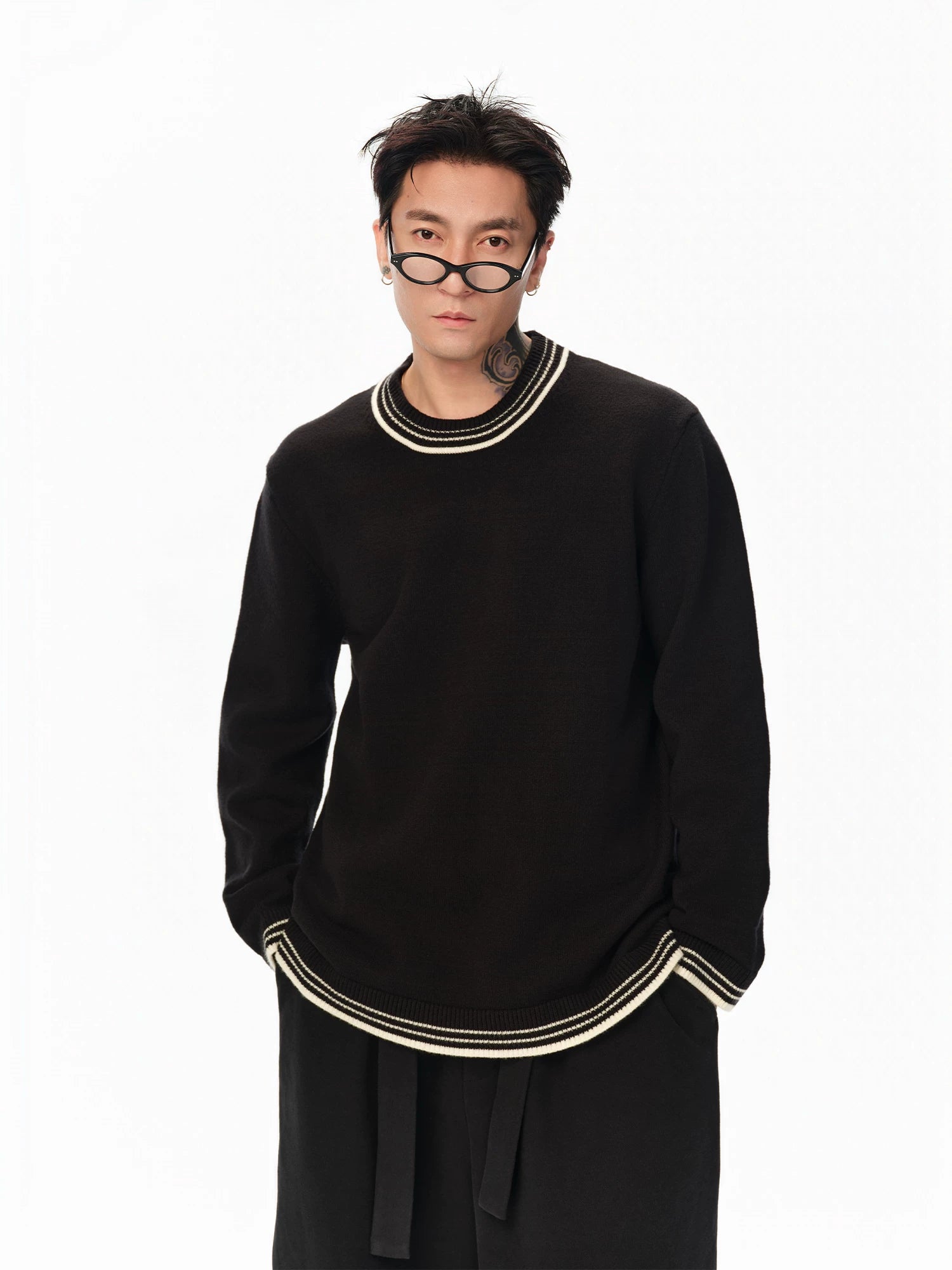 Loose Crew Neck Sweater