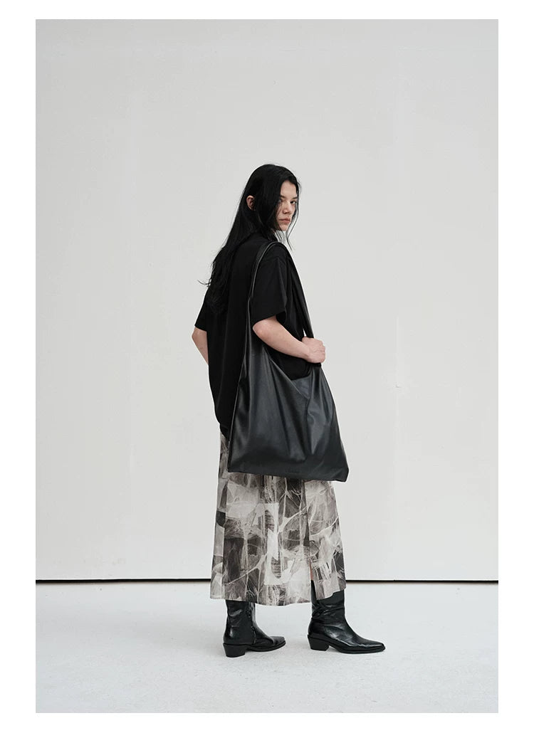 Printed 300G Long-Staple Cotton Short-Sleeve Tee