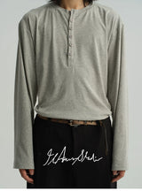 Henley Long Sleeve Tee