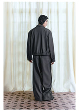 Boxy Fit Court Jacket YKK Zipper