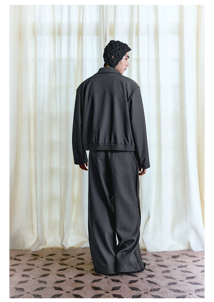 Boxy Fit Court Jacket YKK Zipper