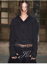 Boxer Hoodie With Five Finger Gloves