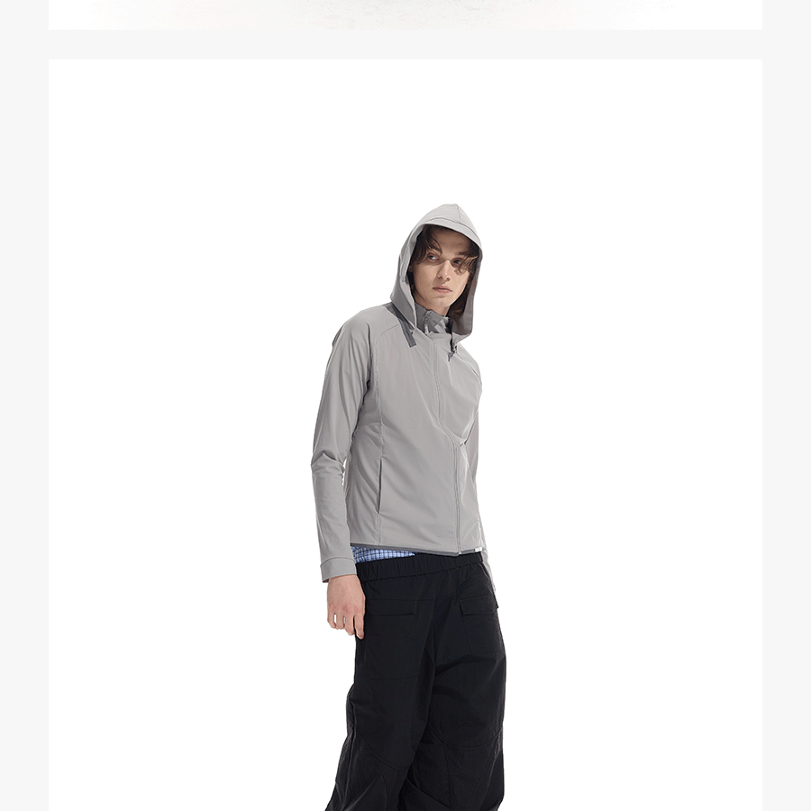 Detachable Hood Half-Zip UPF50+ Sun Jacket