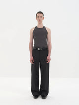 Wrinkle Free Straight Wool Dress Pants