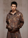 Vintage Rhinestone Leopard Bear Hoodie