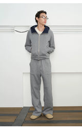 Men's Reversible Zip Hoodie Sweatpants Set