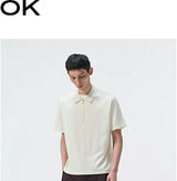 Short Sleeve Wool Silk Knit Top