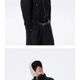 Two-In-One Short Detachable Hooded Puffer Jacket