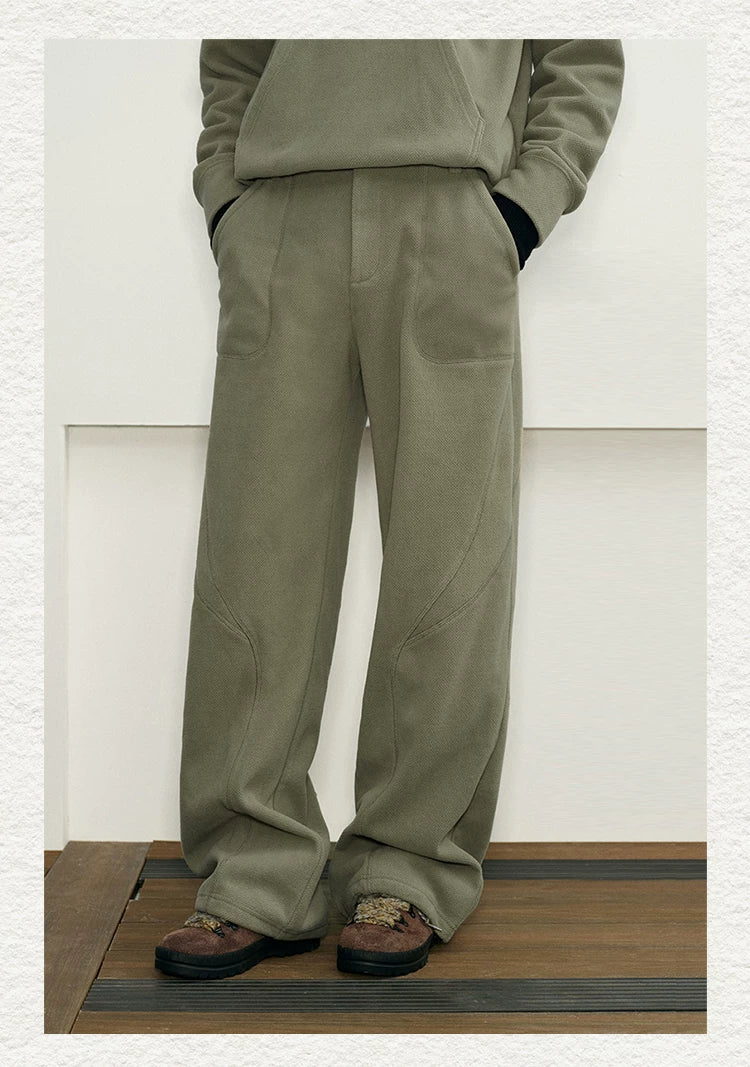 Men's Casual Thick Self-Heating Fleece Pants