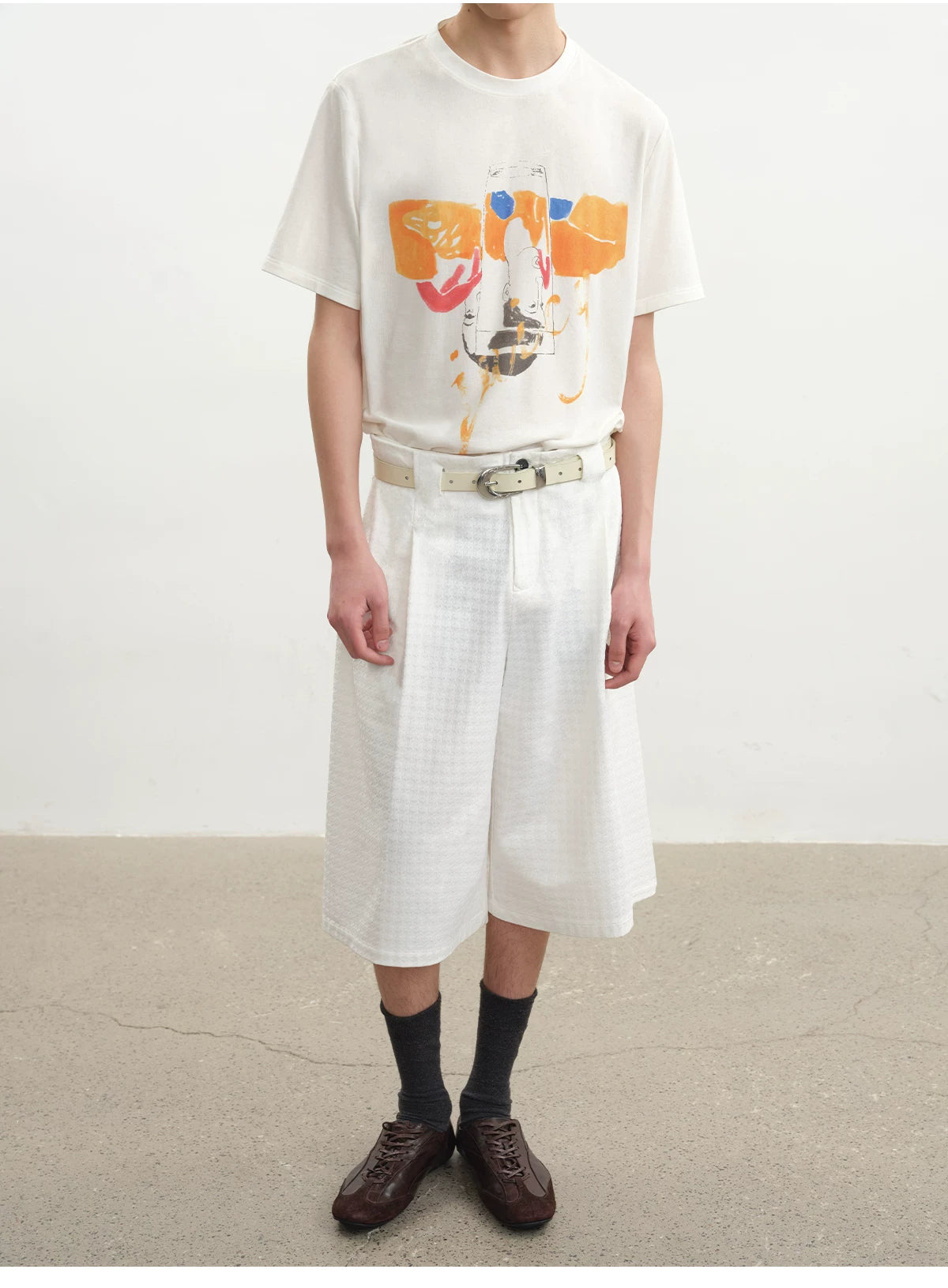 Juicy Digital Print Wool Tencel Tee