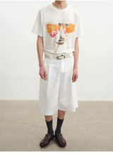 Juicy Digital Print Wool Tencel Tee