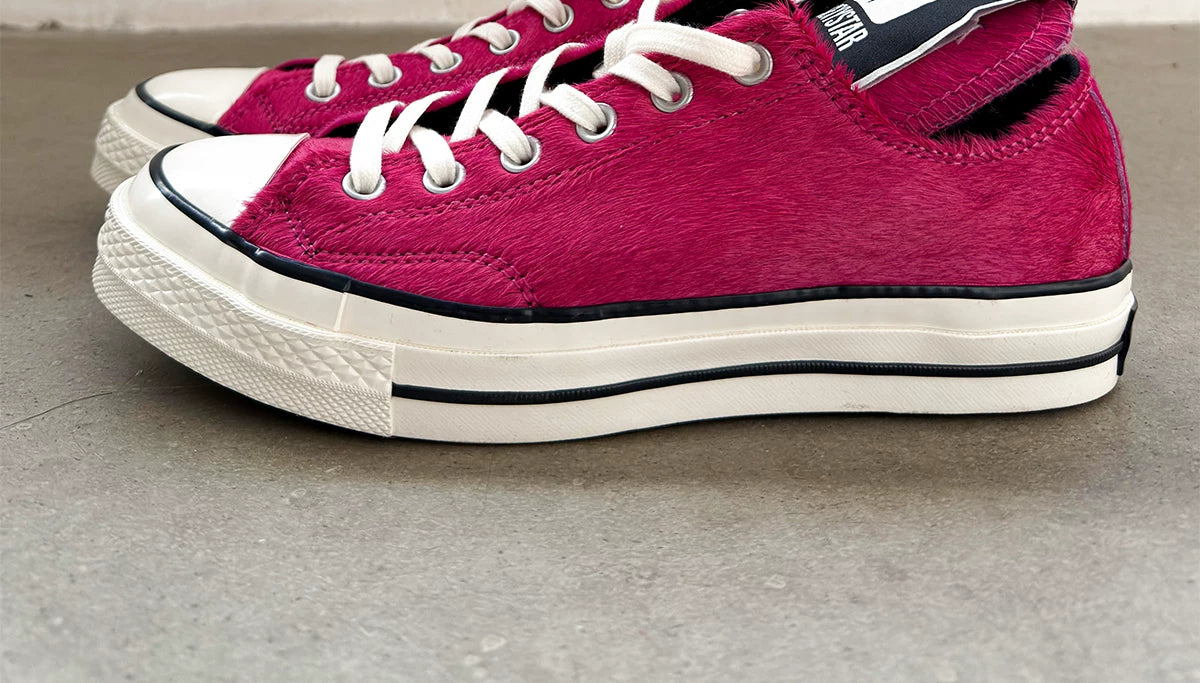 Pink Long-Tongue Vulcanized Sneakers