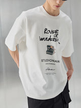 Heavyweight Double Yarn Digital Print Tee
