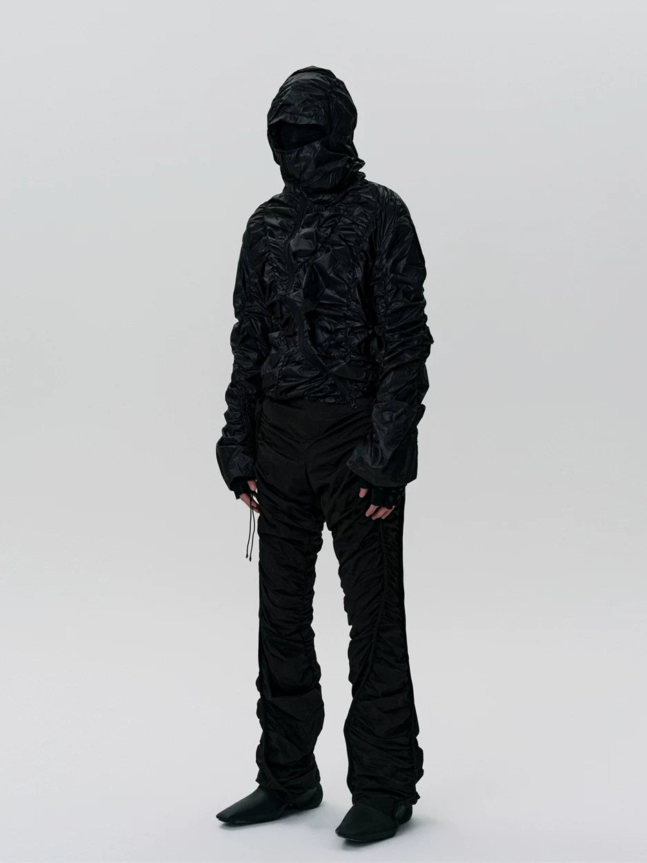 Lightweight Wrinkle Hooded Sun Jacket