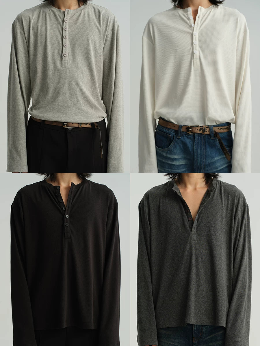 Henley Long Sleeve Tee
