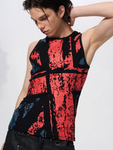 Men's Union Jack Print Cotton Tank