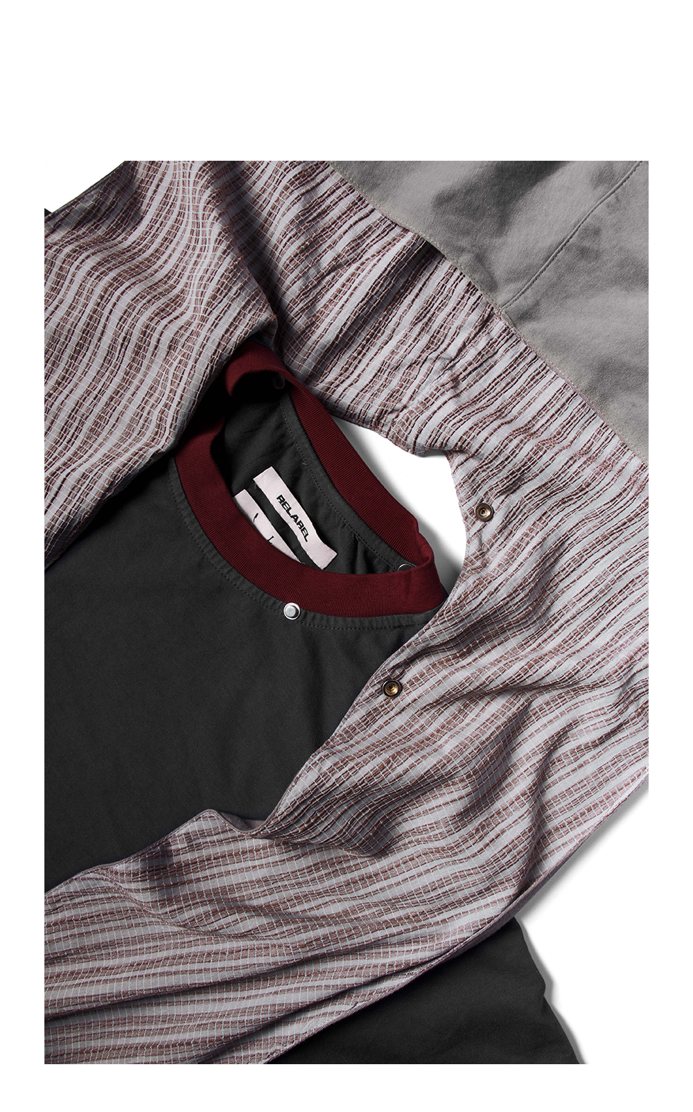 Striped Patchwork 3-in-1 Long Sleeve Tee