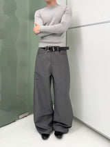 Lightweight Ribbed Knit Long Sleeve