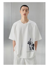 Oversized Heavyweight Double Yarn Printed Tee
